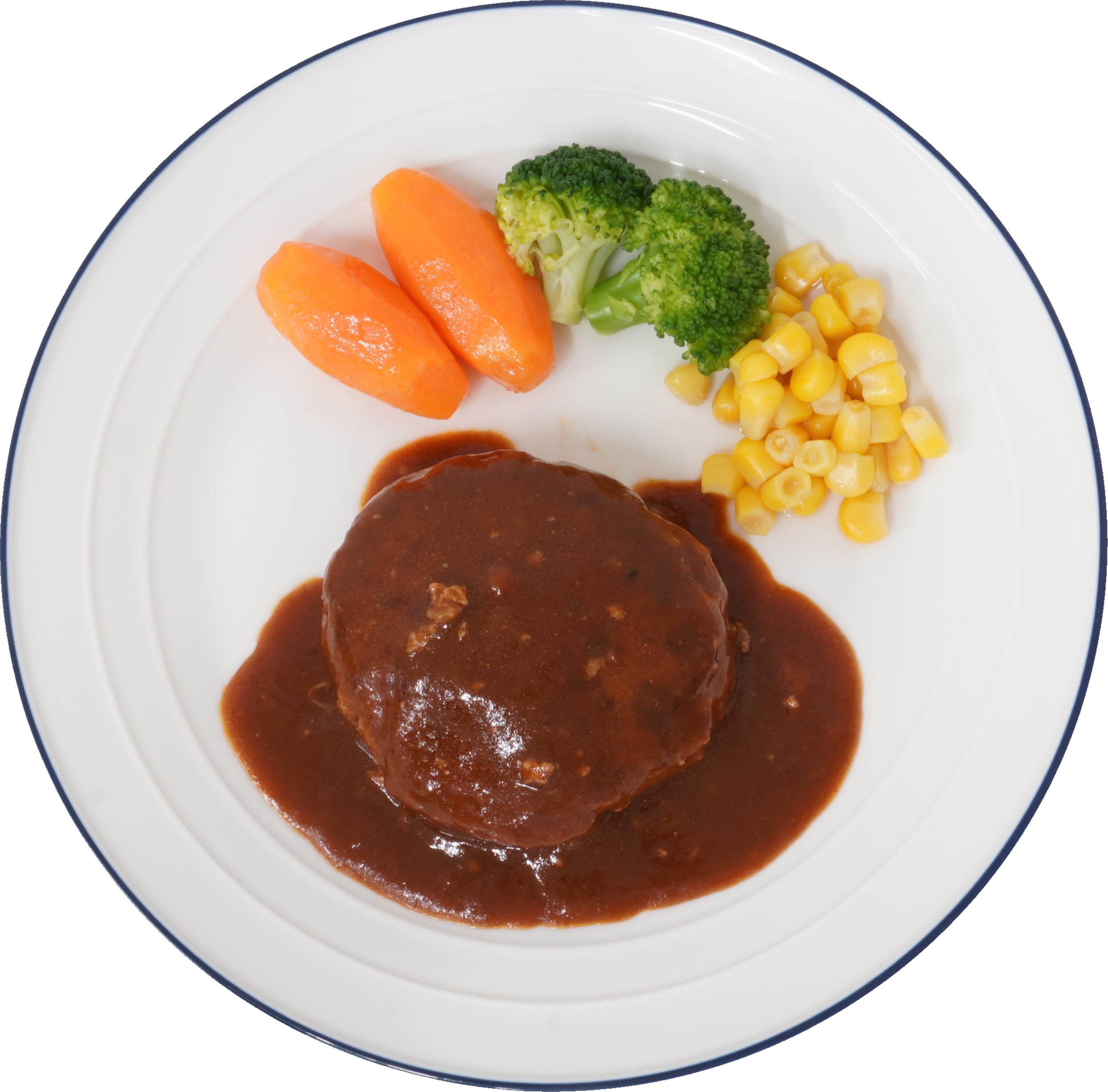 合いびきハンバーグ｜商用可フリー画像・背景透過