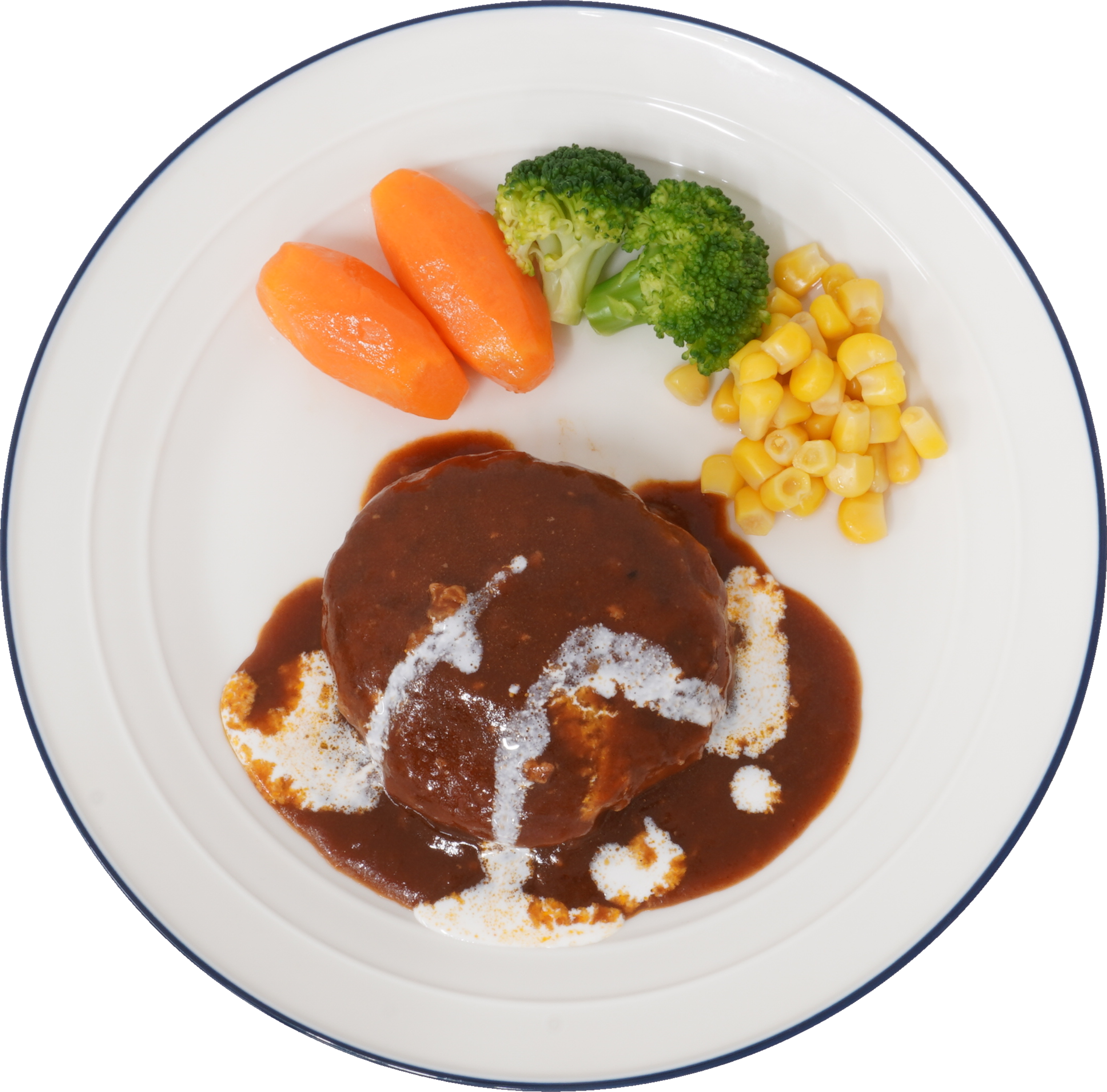 合いびきハンバーグ｜商用可フリー画像・背景透過