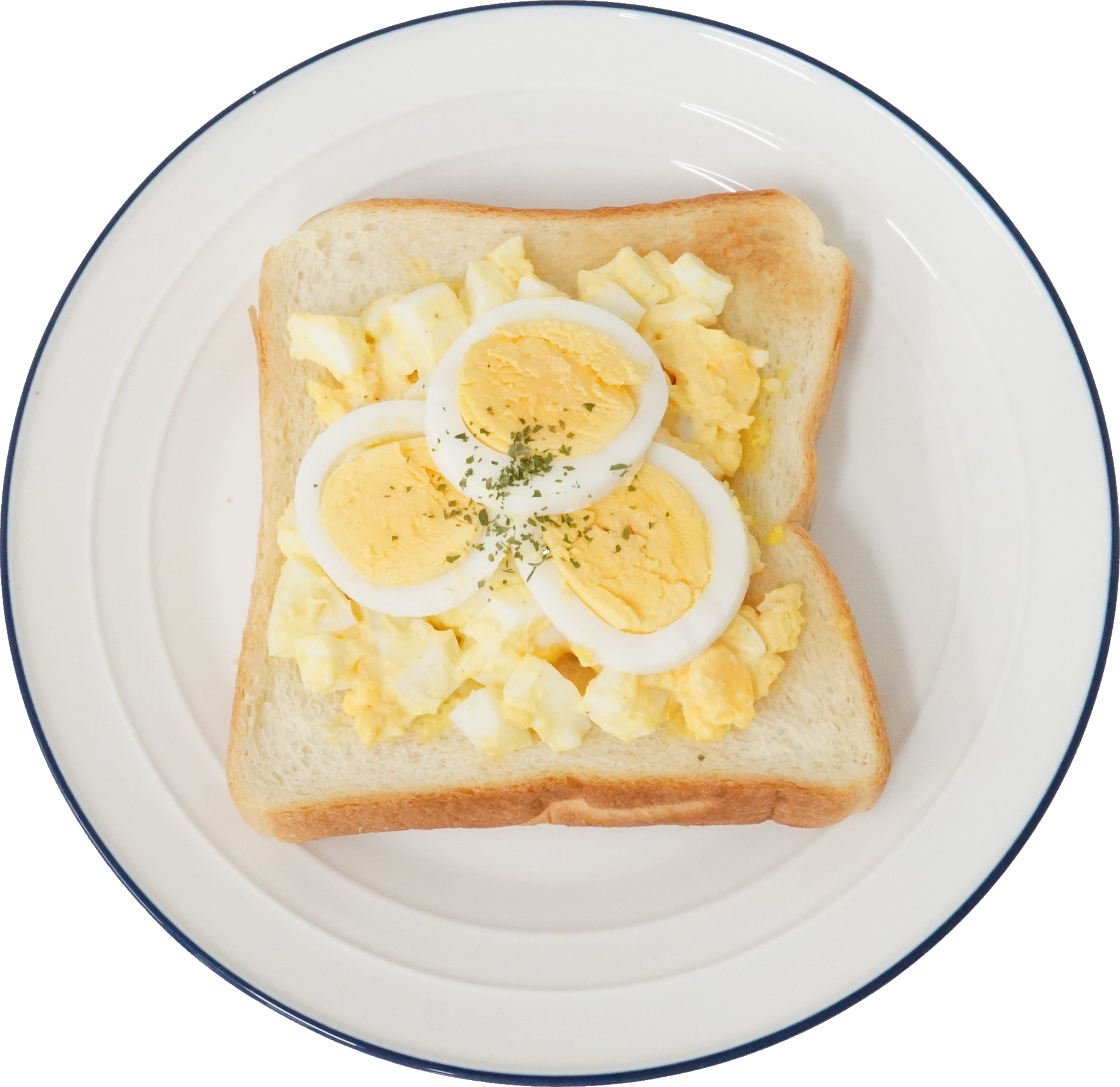 たまごサラダトースト｜商用可フリー画像・背景透過