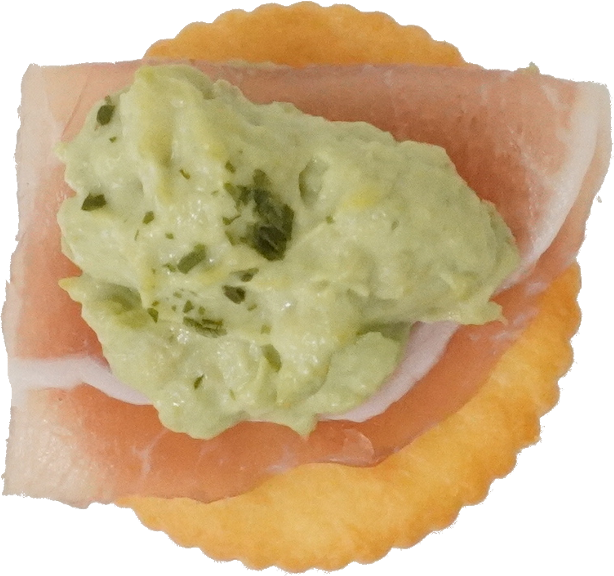 カナッペ（生ハムアボカド）｜商用可フリー画像・背景透過