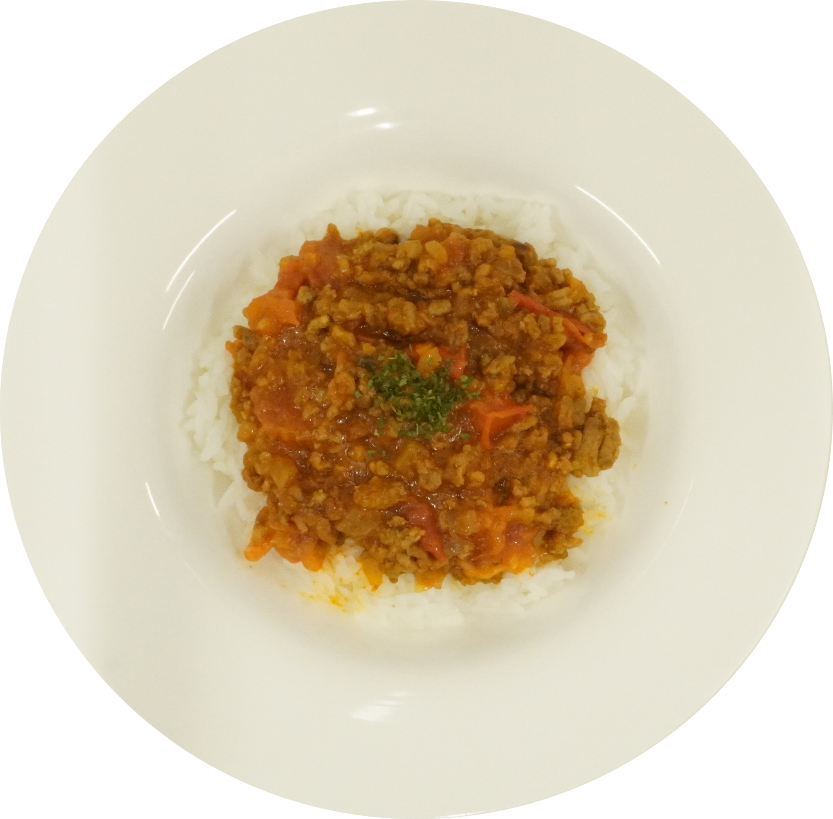 トマトキーマカレー｜商用可フリー画像・背景透過