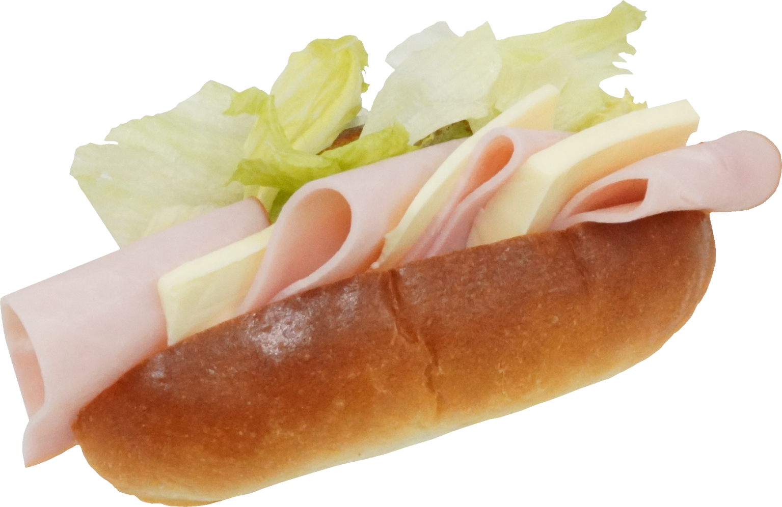 ハムチーズササンド｜商用可フリー画像・背景透過