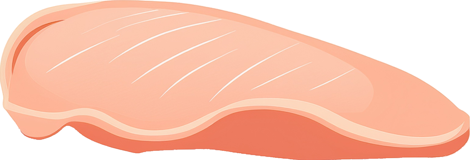 鶏-ささみのイラスト｜商用可フリー画像・背景透過