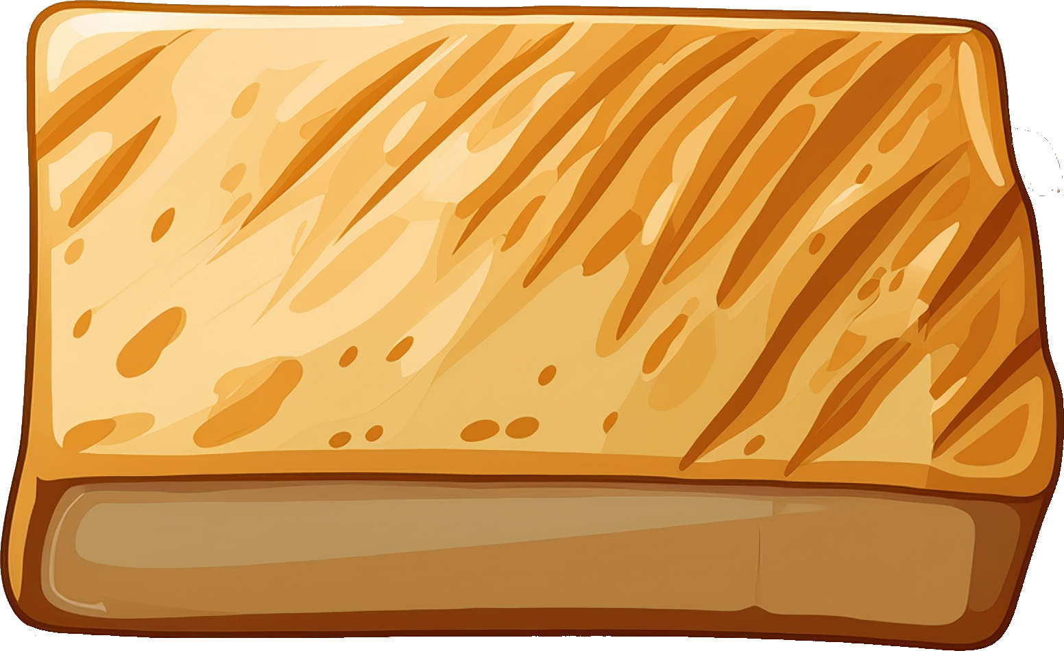 焼き豆腐のイラスト｜商用可フリー画像・背景透過