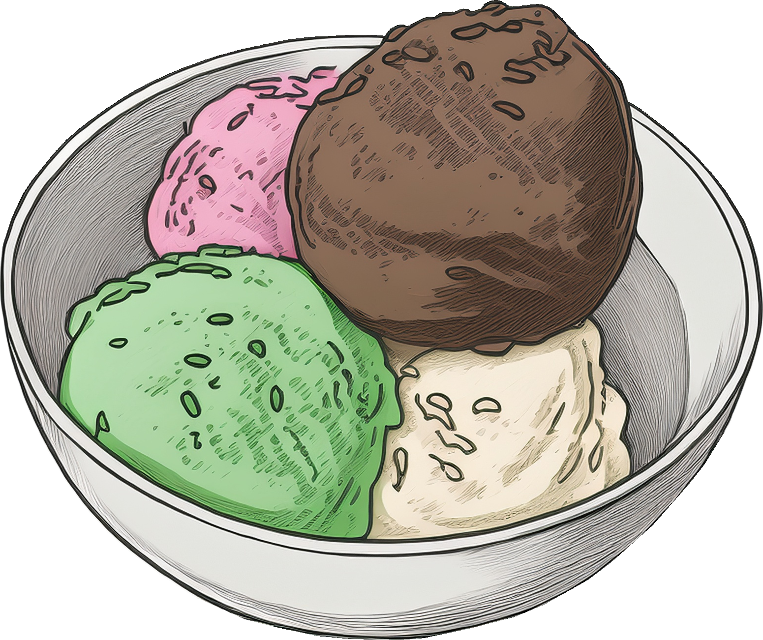 アイスのイラスト｜商用可フリー画像・背景透過