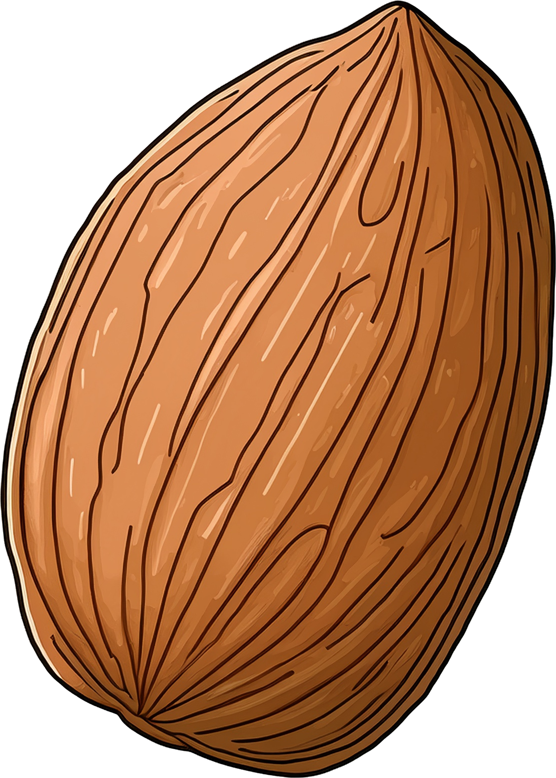 アーモンドのイラスト｜商用可フリー画像・背景透過