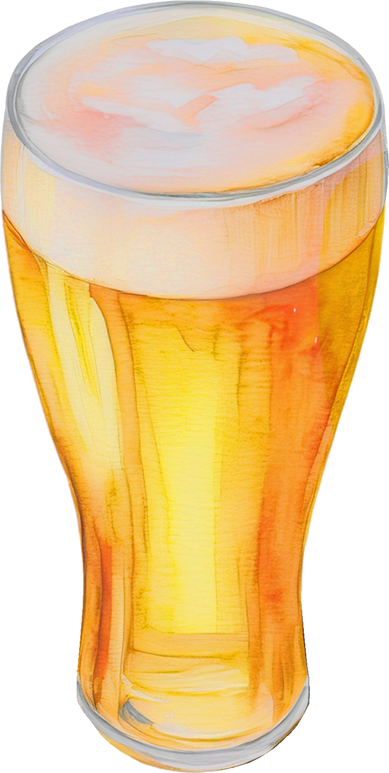 ビールのイラスト｜商用可フリー画像・背景透過