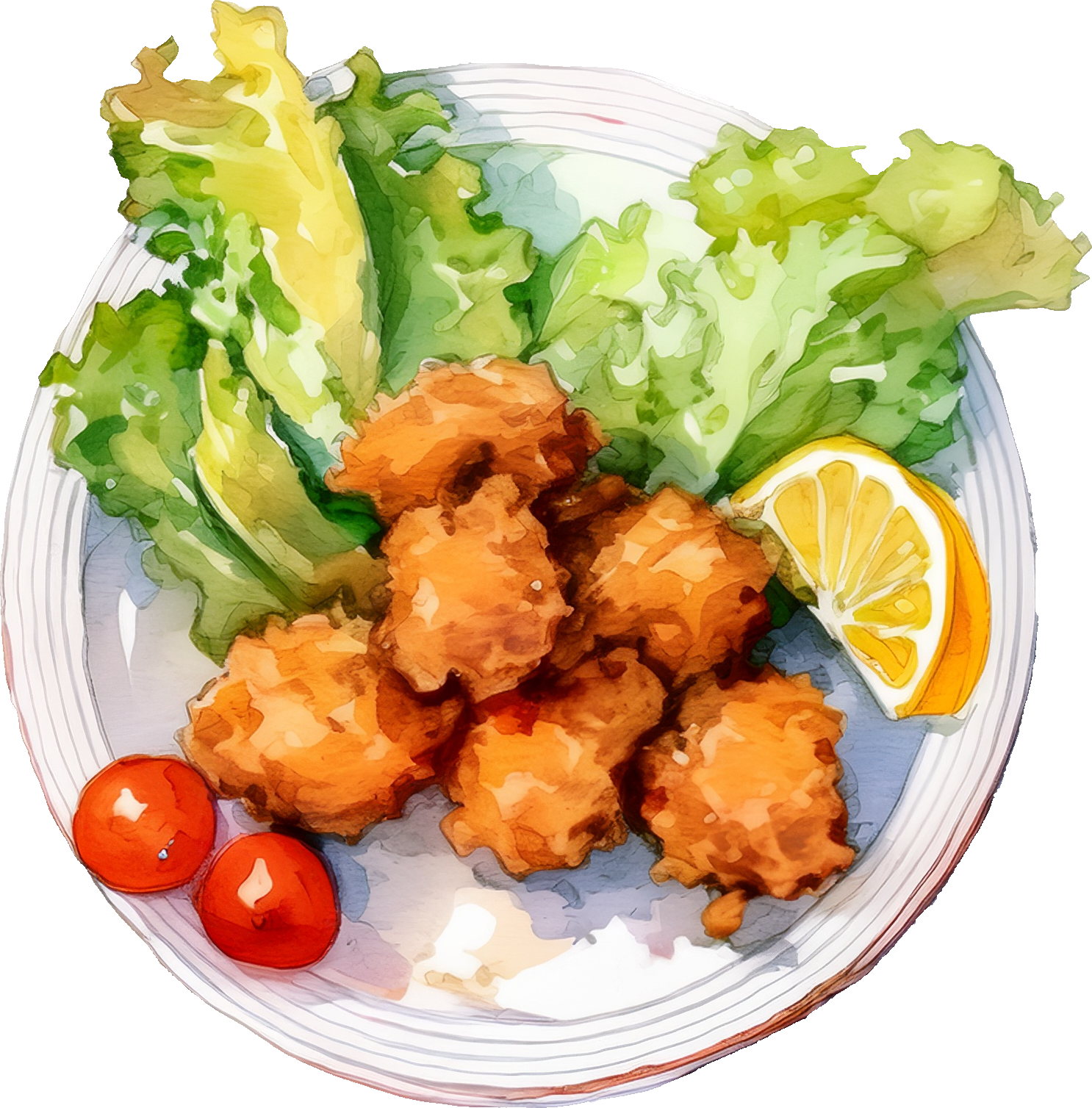 からあげのイラスト｜商用可フリー画像・背景透過