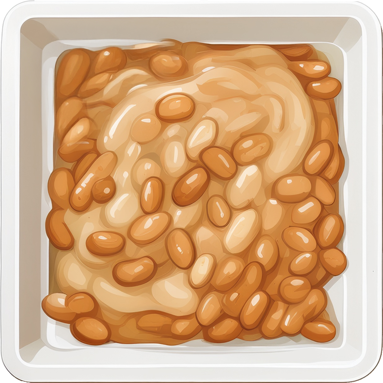 納豆のイラスト｜商用可フリー画像・背景透過