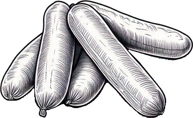 ウインナーのイラスト｜商用可フリー画像・背景透過