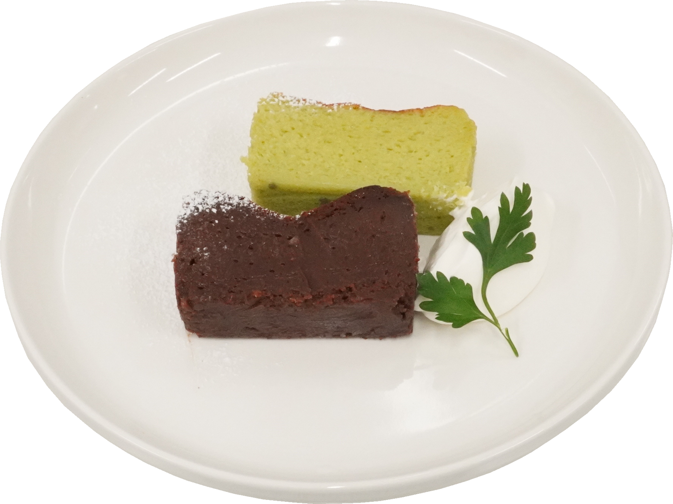 テリーヌ（抹茶&チョコ）｜商用可フリー画像・背景透過