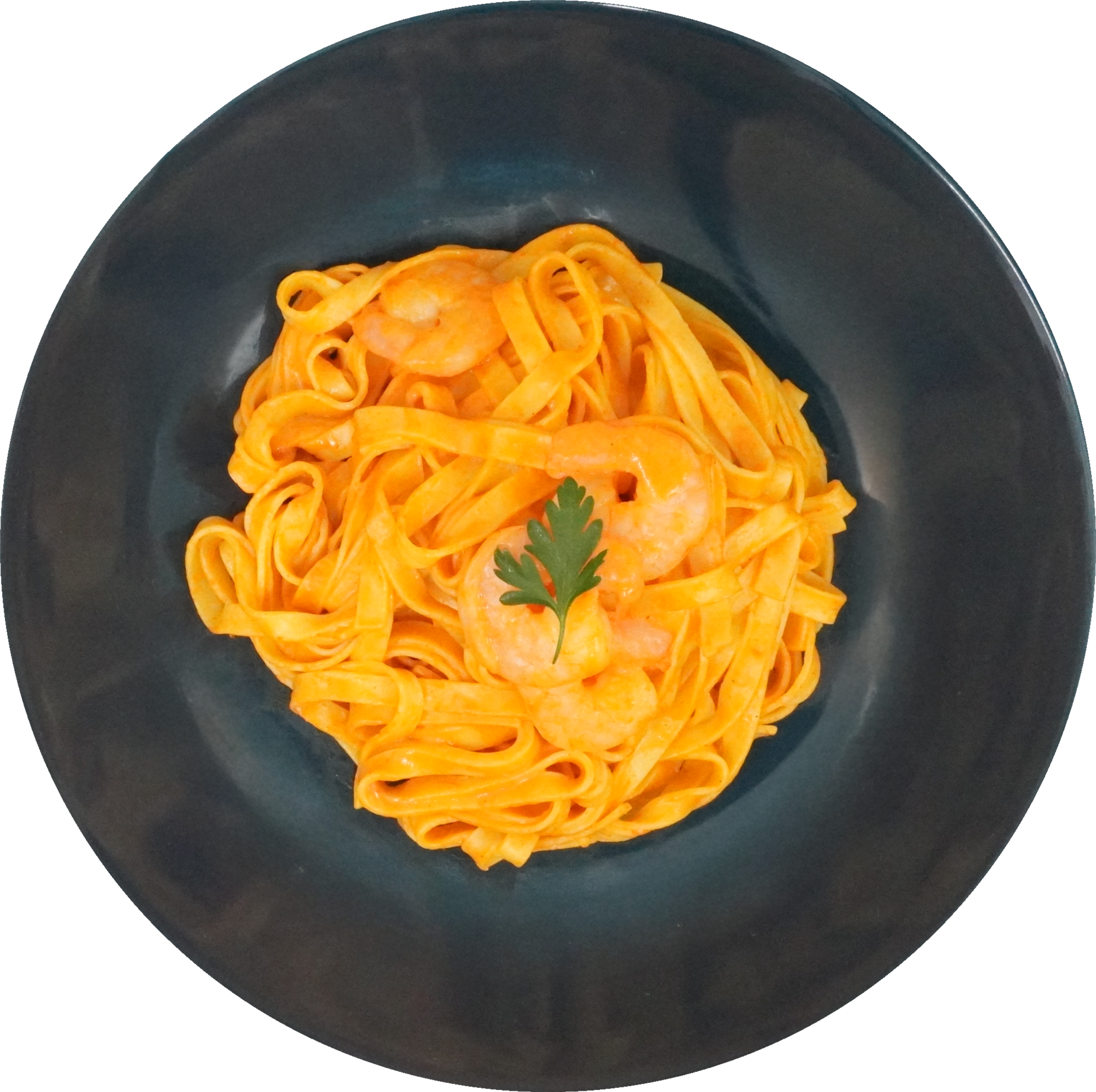 えびクリームパスタ｜商用可フリー画像・背景透過