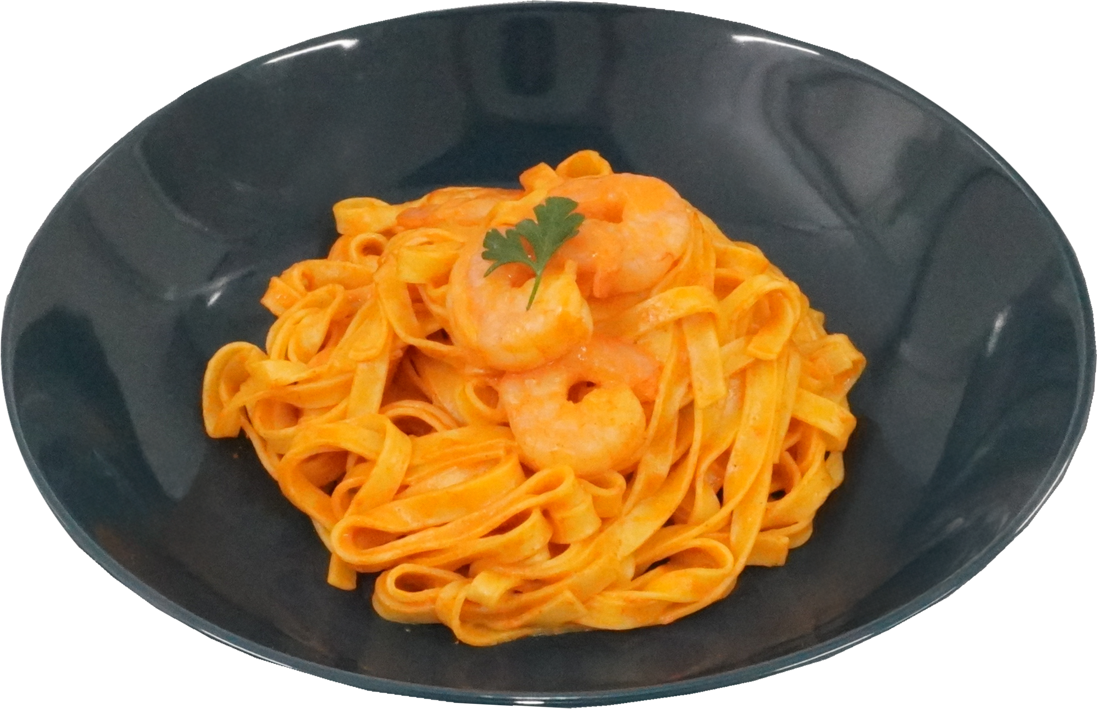 えびクリームパスタ｜商用可フリー画像・背景透過