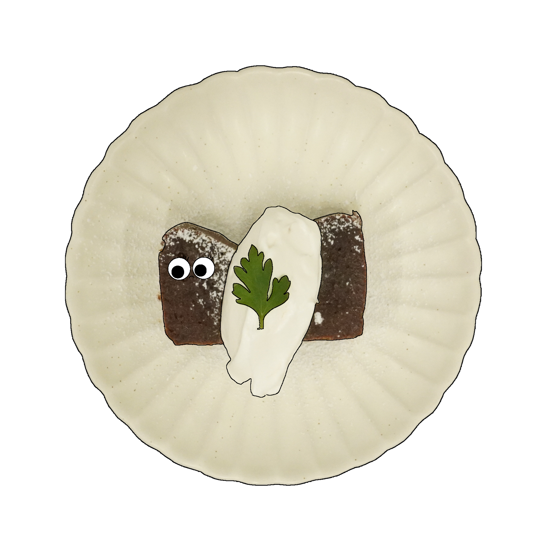 チョコテリーヌのイラスト｜商用可フリー画像・背景透過