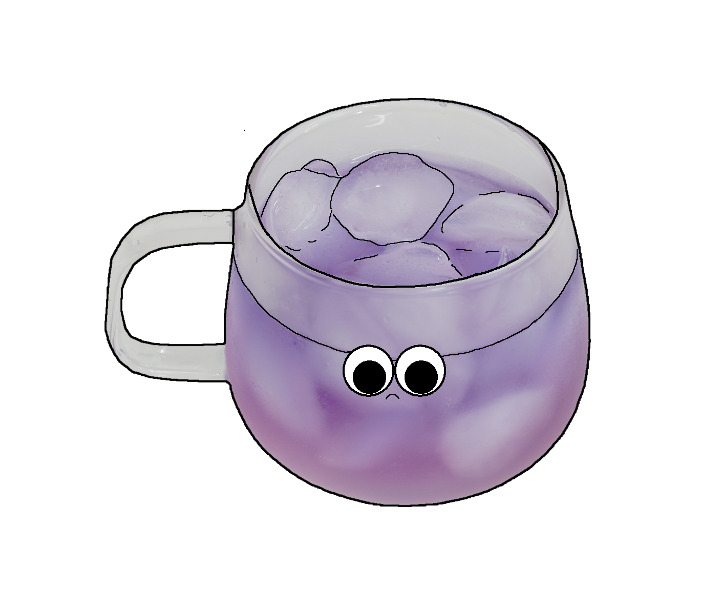 バタフライピーのイラスト｜商用可フリー画像・背景透過