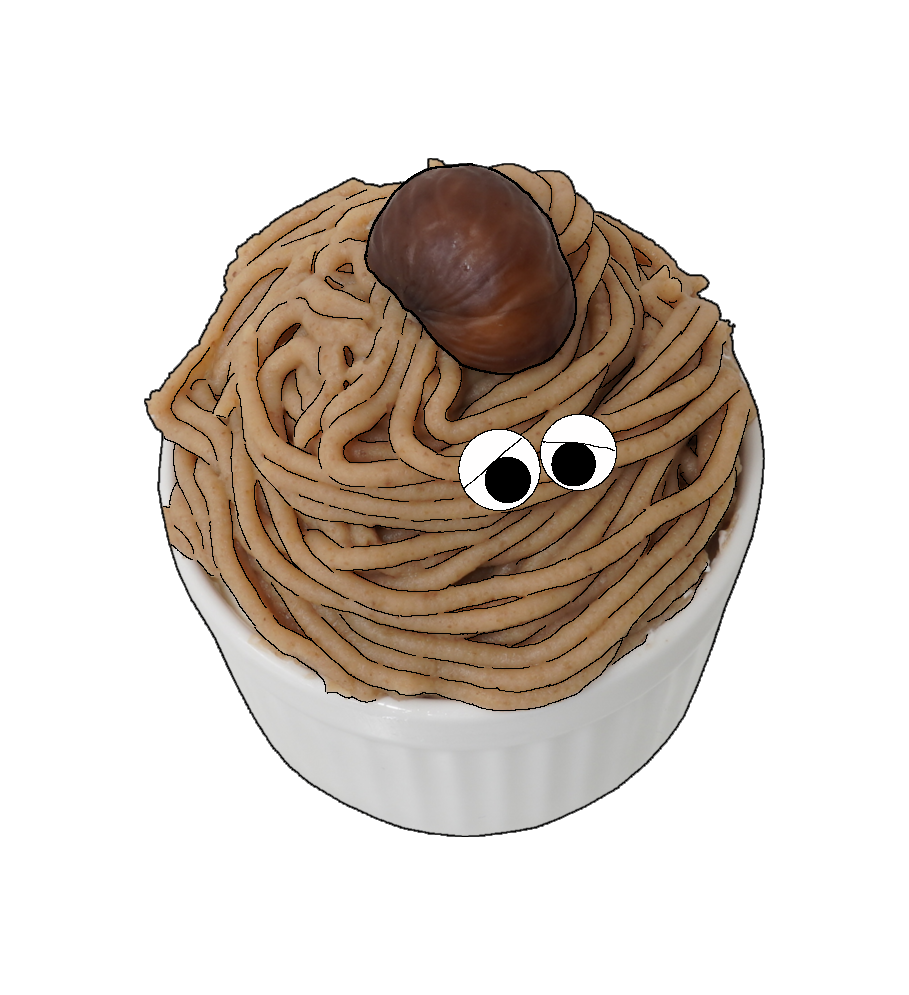 モンブランのイラスト｜商用可フリー画像・背景透過