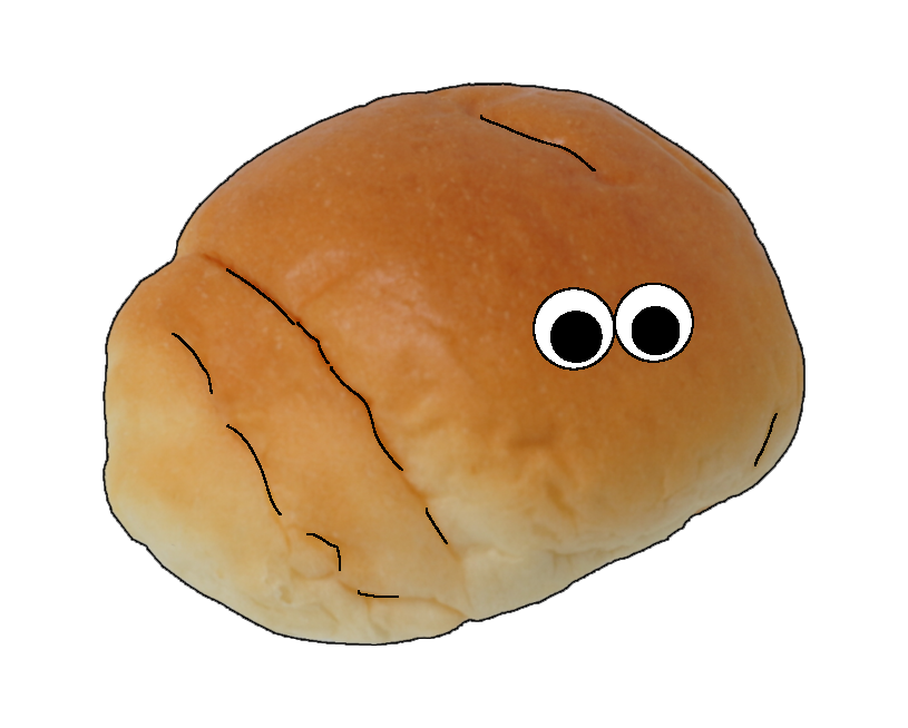 ロールパンのイラスト｜商用可フリー画像・背景透過