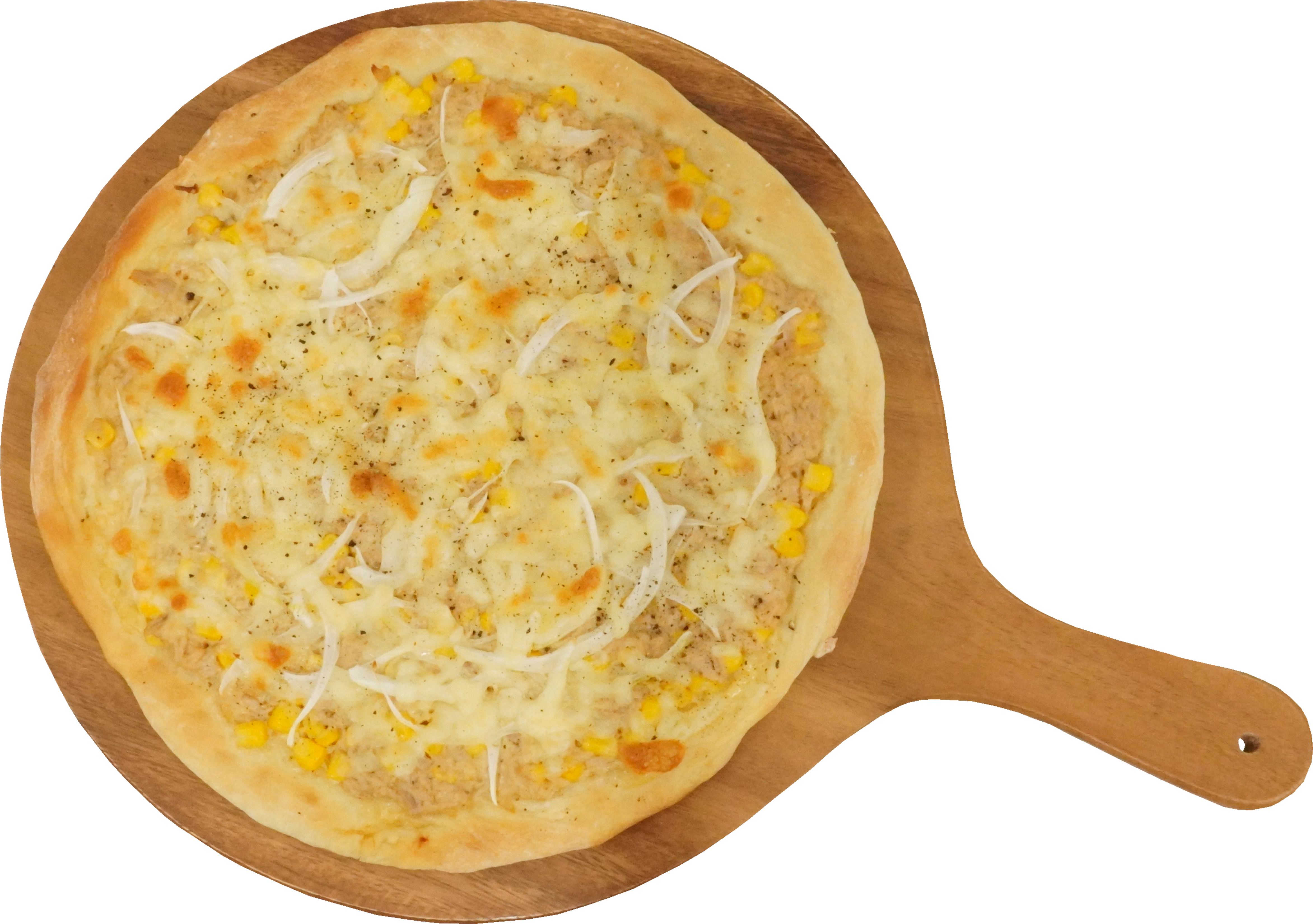 ツナコーンピザ｜商用可フリー画像・背景透過