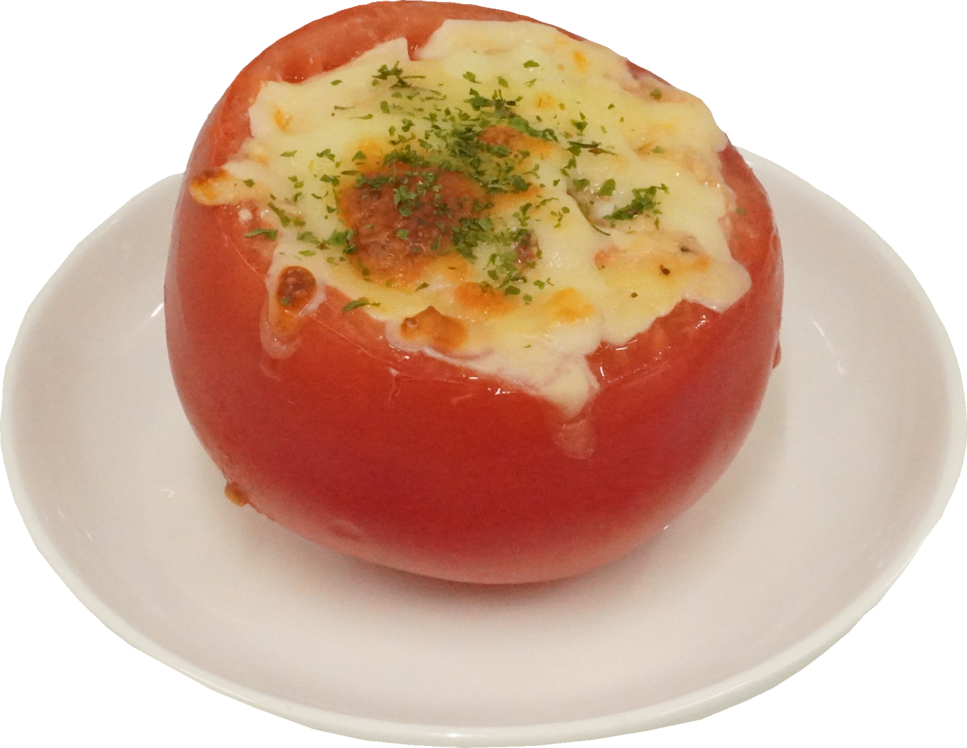 丸ごとトマトグラタン｜商用可フリー画像・背景透過