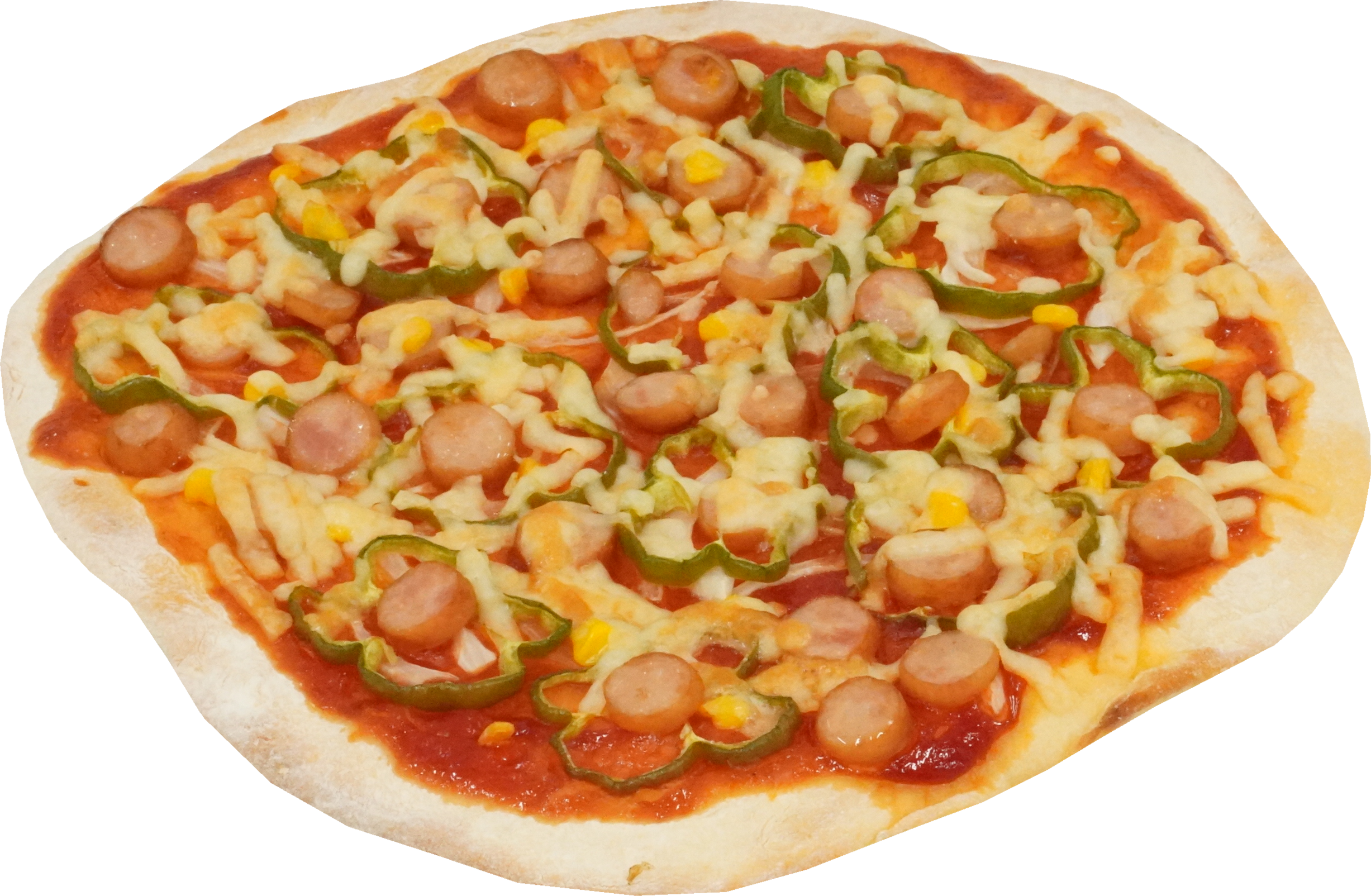 トマトピザ｜商用可フリー画像・背景透過