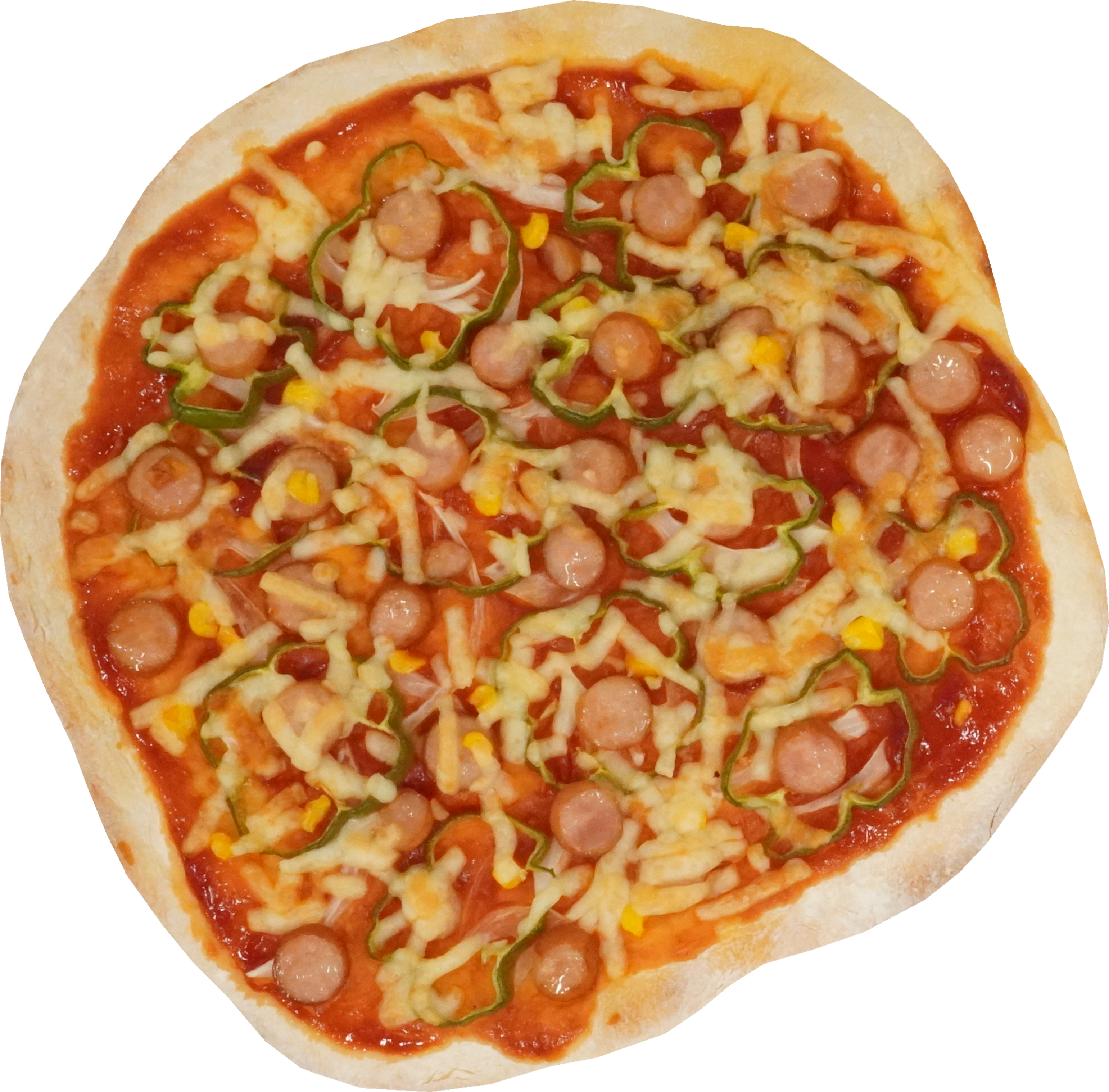 トマトピザ｜商用可フリー画像・背景透過