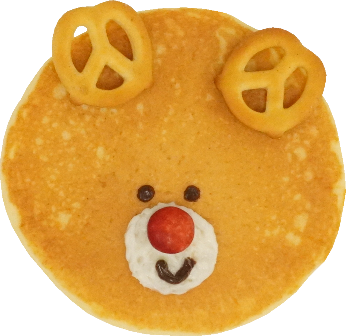 トナカイパンケーキ１｜商用可フリー画像・背景透過