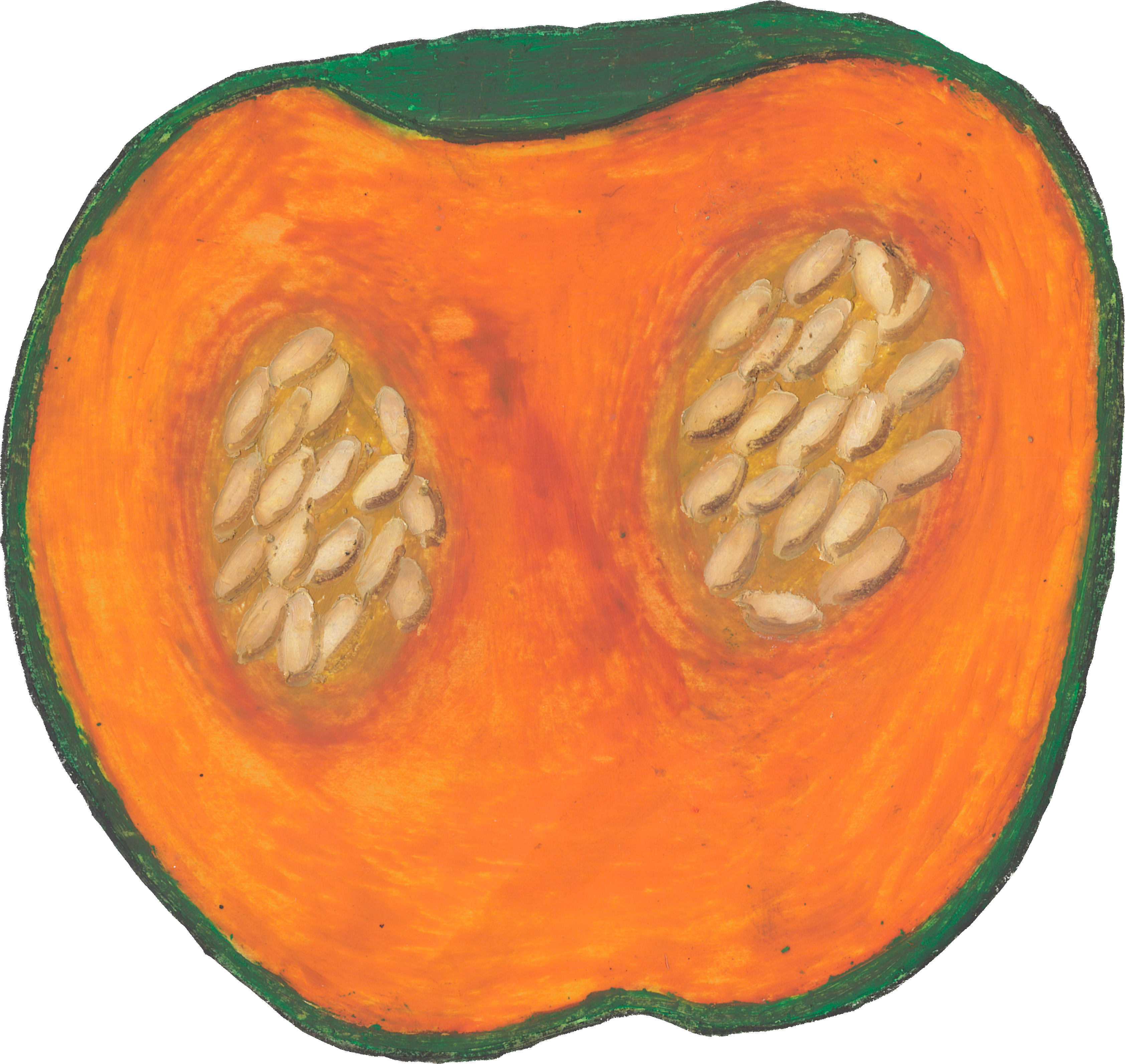 かぼちゃのイラスト｜商用可フリー画像・背景透過