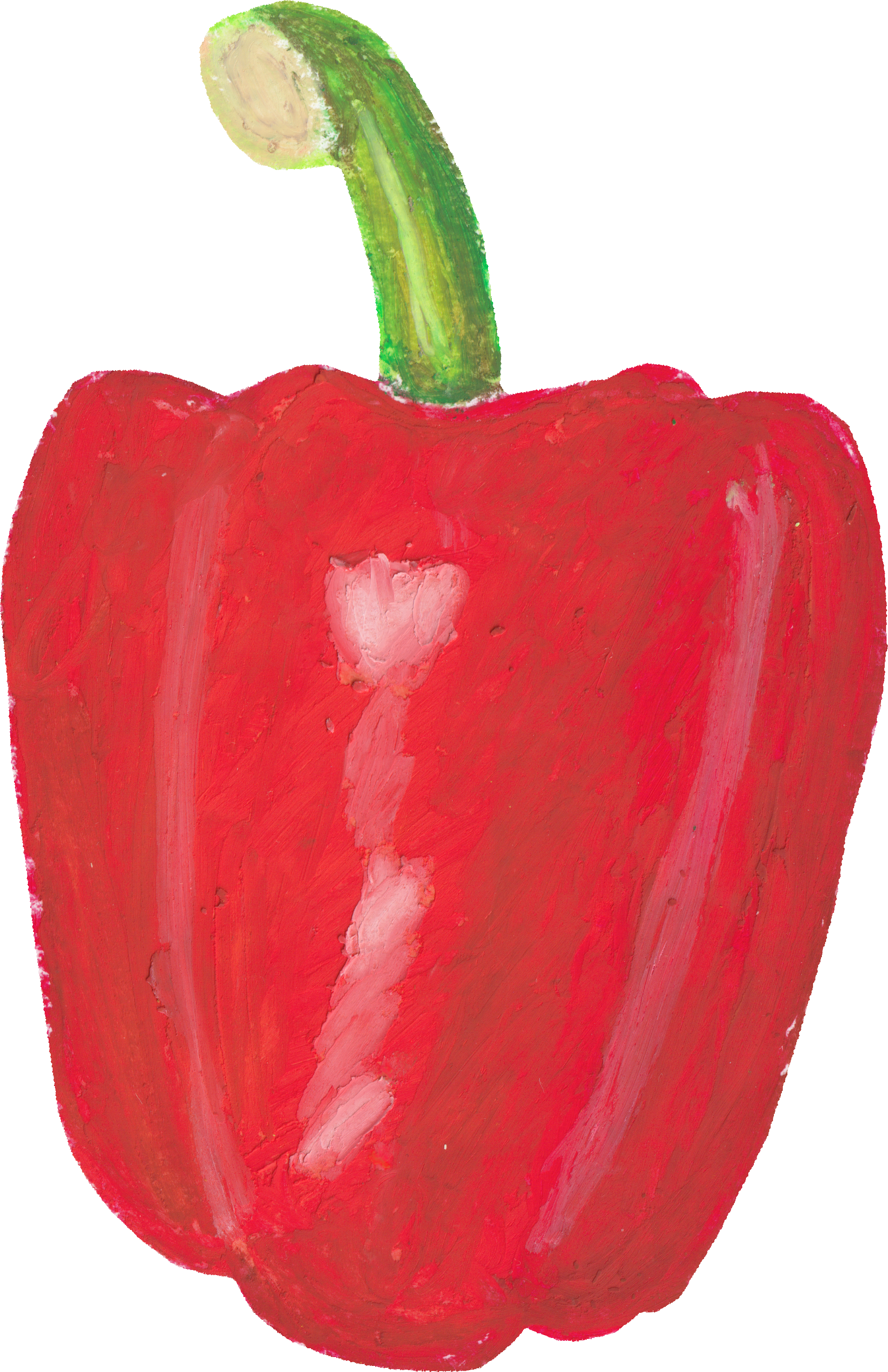 パプリカ赤のイラスト｜商用可フリー画像・背景透過