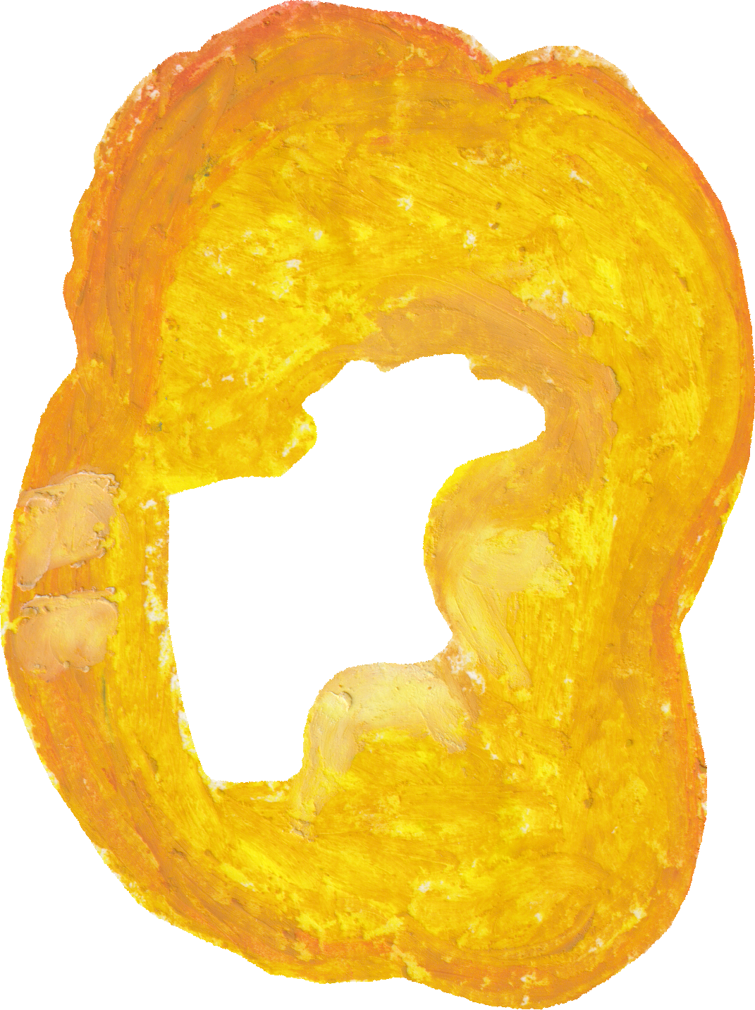 パプリカ黄のイラスト｜商用可フリー画像・背景透過