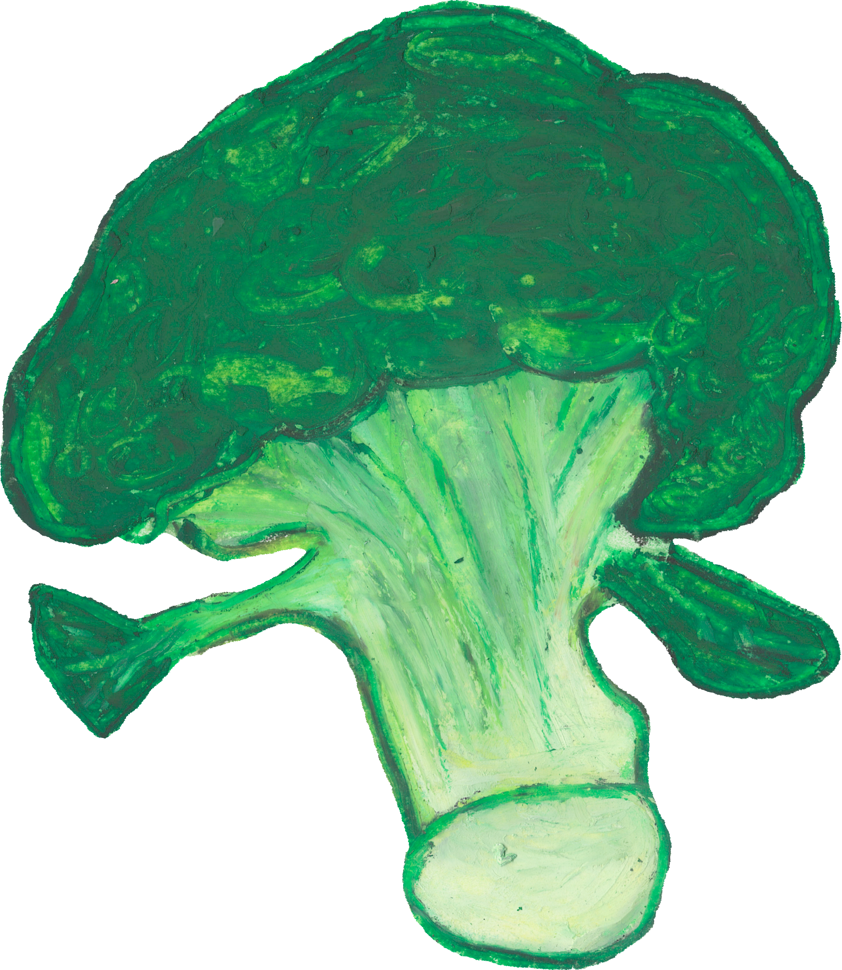 ブロッコリーのイラスト｜商用可フリー画像・背景透過