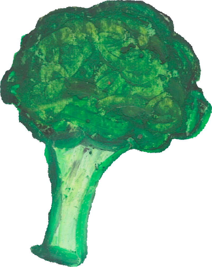 ブロッコリーのイラスト｜商用可フリー画像・背景透過