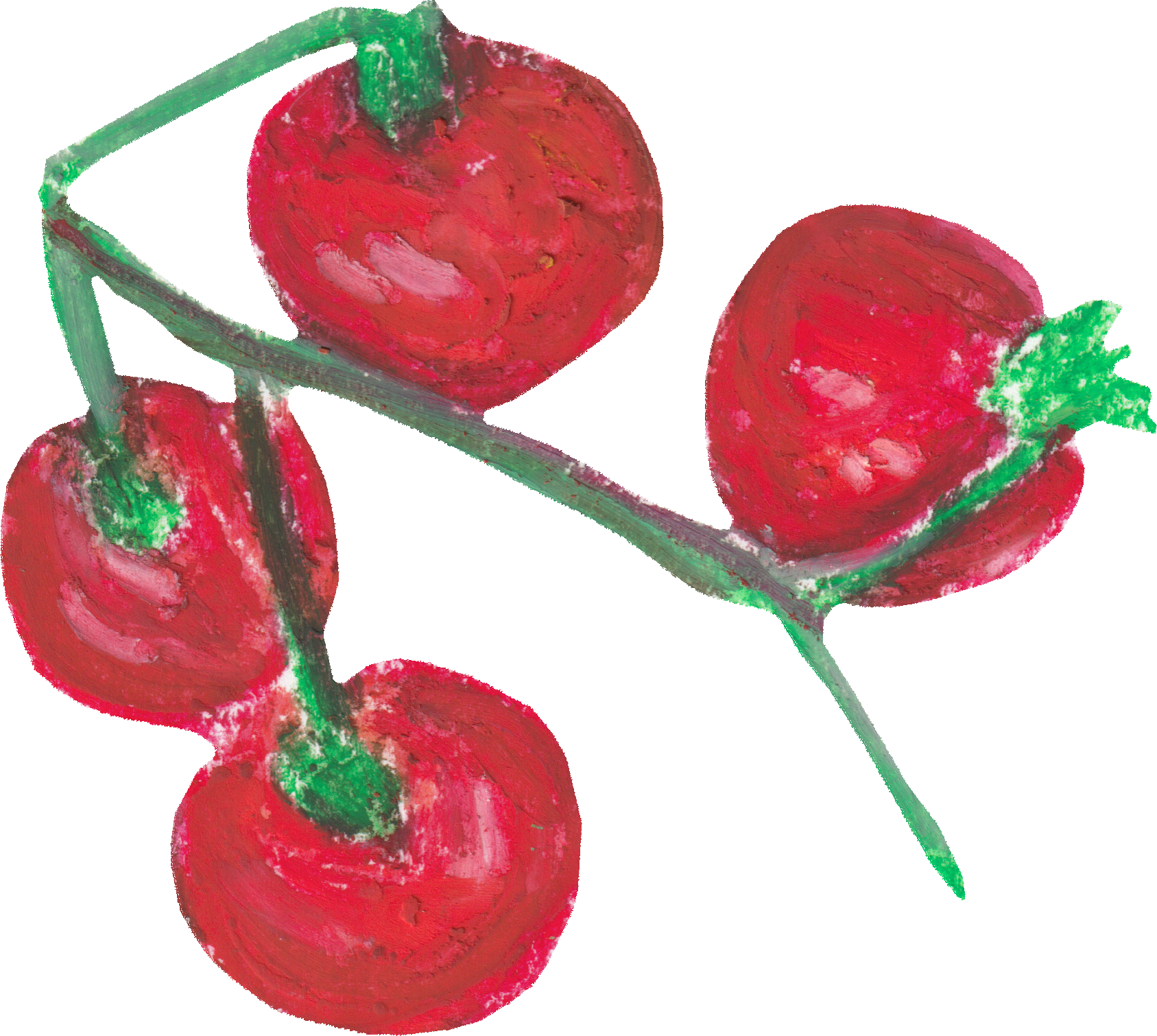 ミニトマトのイラスト｜商用可フリー画像・背景透過